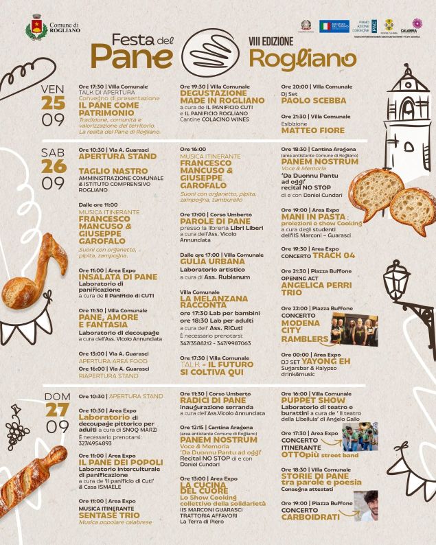 Programma Festa del Pane