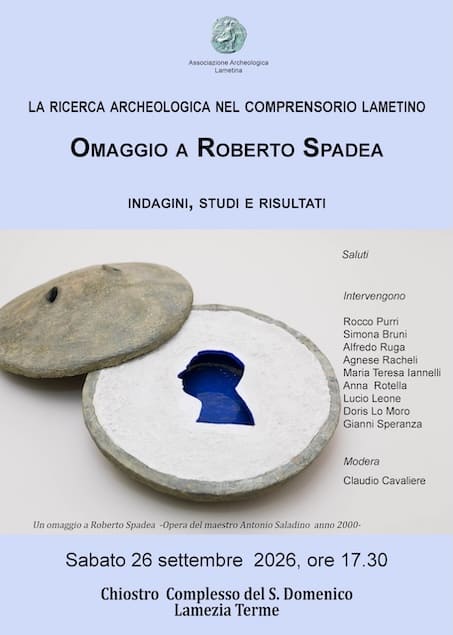 Lamezia ricorda Roberto Spadea, l’archeologo che ha riscoperto la sua storia