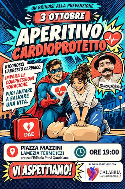 Lamezia Terme, un aperitivo per imparare le manovre salvavita